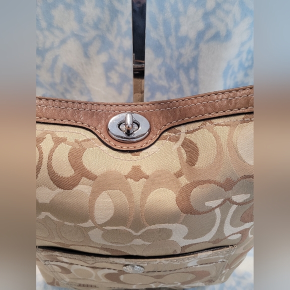 Coach Chelsea Optic Signature Hobo shoulder bag 2007 - Picture 3 of 14